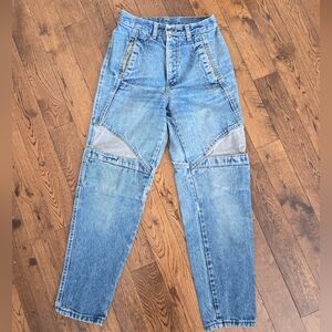 Vintage Middy British Raj High-waisted Tapered Mom Jeans Size 7 (25")